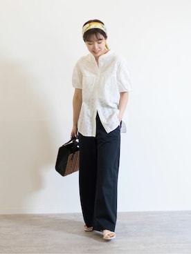 「La TOTALITE（ラトータリテ）のアイテム（財布/小物）」を使った、uniさん（レディース・156cm）の春コーディネート
