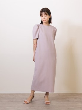 「La TOTALITE（ラトータリテ）のアイテム（ワンピース）」を使った、uniさん（レディース・156cm）の春コーディネート