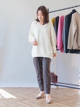 uniさん(レディース・160cm)の冬コーディネート