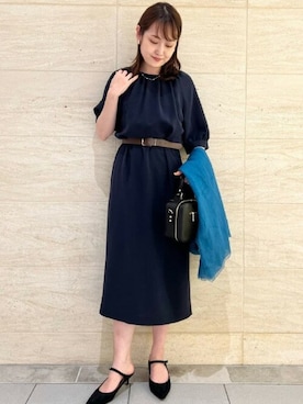 「La TOTALITE（ラトータリテ）のアイテム（ワンピース）」を使った、uniさん（レディース・160cm）の春コーディネート