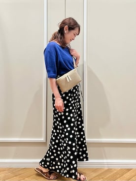 「CORSO ROMA9」｜uniさん（レディース・160cm）の夏コーディネート