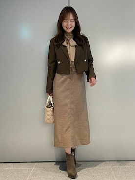 「31 Sons de mode（トランテアン　ソン　ドゥ　モード）のアイテム（その他アウター）」を使った、31sdmpressさん（レディース・158cm）の夏コーディネート