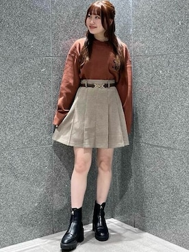 「31 Sons de mode（トランテアン　ソン　ドゥ　モード）のアイテム（パンツ）」を使った、31sdmpressさん（レディース・150cm）の秋コーディネート