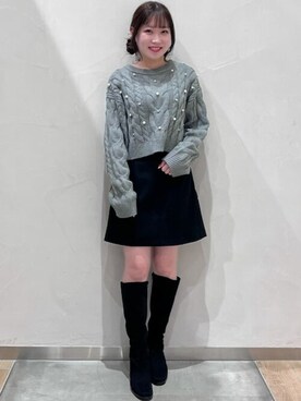 「31 Sons de mode（トランテアン　ソン　ドゥ　モード）のアイテム（パンツ）」を使った、31sdmpressさん（レディース・150cm）の冬コーディネート