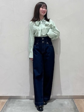 「31 Sons de mode（トランテアン　ソン　ドゥ　モード）のアイテム（パンツ）」を使った、31sdmpressさん（レディース・150cm）の春コーディネート