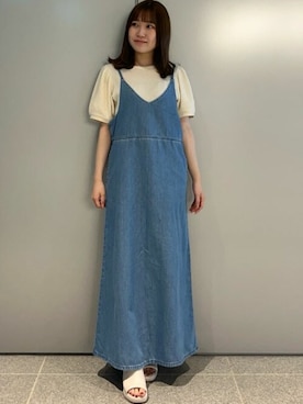 「Lee（リー）のアイテム（ワンピース）」を使った、31sdmpressさん（レディース・150cm）の春コーディネート