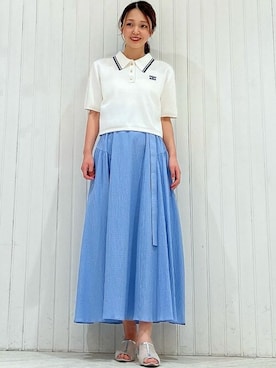 「31 Sons de mode（トランテアン　ソン　ドゥ　モード）のアイテム」を使った、31sdmpressさん（レディース・157cm）の春コーディネート