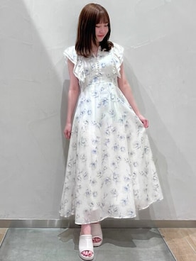 「31 Sons de mode（トランテアン　ソン　ドゥ　モード）のアイテム（ワンピース/ドレス）」を使った、31sdmpressさん（レディース・150cm）の夏コーディネート