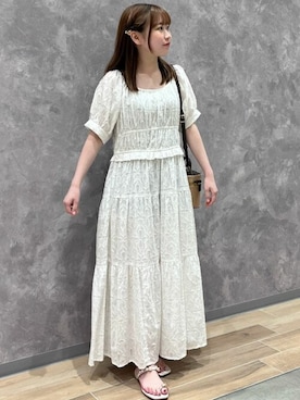 「31 Sons de mode（トランテアン　ソン　ドゥ　モード）のアイテム（ワンピース/ドレス）」を使った、31sdmpressさん（レディース・150cm）の夏コーディネート