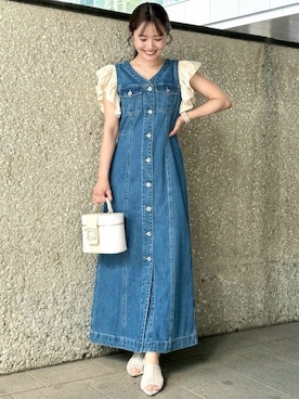 「31 Sons de mode（トランテアン　ソン　ドゥ　モード）のアイテム（ワンピース/ドレス）」を使った、31sdmpressさん（レディース・150cm）の夏コーディネート