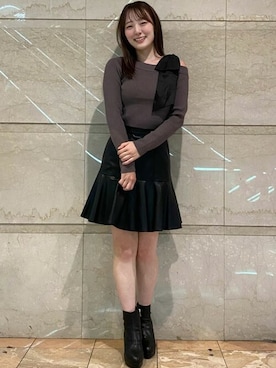 「31 Sons de mode（トランテアン　ソン　ドゥ　モード）のアイテム」を使った、31sdmpressさん（レディース・157cm）の秋コーディネート