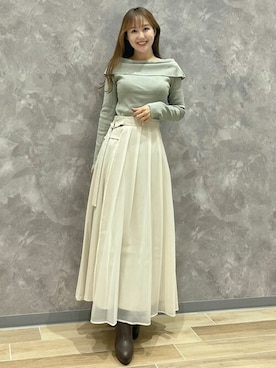 「31 Sons de mode（トランテアン　ソン　ドゥ　モード）のアイテム」を使った、31sdmpressさん（レディース・158cm）の秋コーディネート