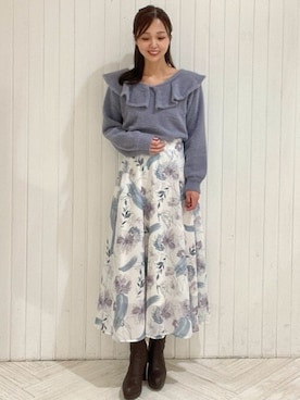 「31 Sons de mode（トランテアン　ソン　ドゥ　モード）のアイテム」を使った、31sdmpressさん（レディース・156cm）の秋コーディネート