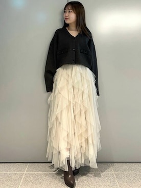「31 Sons de mode（トランテアン　ソン　ドゥ　モード）のアイテム」を使った、31sdmpressさん（レディース・150cm）の秋コーディネート