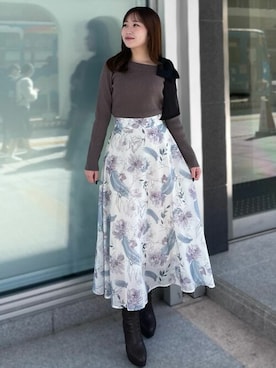 「31 Sons de mode（トランテアン　ソン　ドゥ　モード）のアイテム」を使った、31sdmpressさん（レディース・150cm）の秋コーディネート