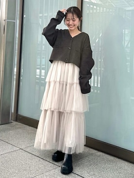 「31 Sons de mode（トランテアン　ソン　ドゥ　モード）のアイテム」を使った、31sdmpressさん（レディース・150cm）の秋コーディネート