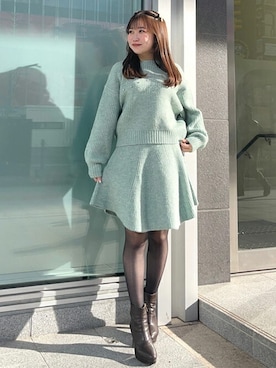 「31 Sons de mode（トランテアン　ソン　ドゥ　モード）のアイテム」を使った、31sdmpressさん（レディース・150cm）の冬コーディネート
