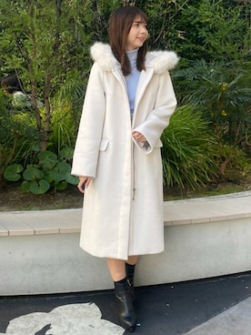 「31 Sons de mode（トランテアン　ソン　ドゥ　モード）のアイテム」を使った、31sdmpressさん（レディース・148cm）の冬コーディネート