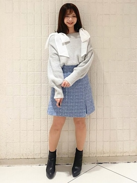 「31 Sons de mode（トランテアン　ソン　ドゥ　モード）のアイテム」を使った、31sdmpressさん（レディース・148cm）の冬コーディネート