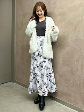 「31 Sons de mode（トランテアン　ソン　ドゥ　モード）のアイテム」を使った、31sdmpressさん（レディース・158cm）の冬コーディネート