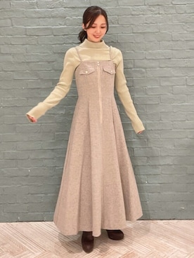 「31 Sons de mode（トランテアン　ソン　ドゥ　モード）のアイテム」を使った、31sdmpressさん（レディース・156cm）の冬コーディネート