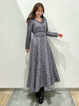 「31 Sons de mode（トランテアン　ソン　ドゥ　モード）のアイテム」を使った、31sdmpressさん（レディース・158cm）の冬コーディネート