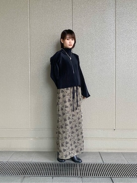 「ebony」｜kaho miyaoさん（レディース・159cm）の春コーディネート