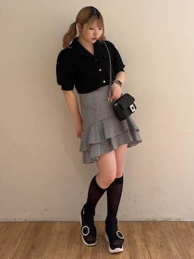 「仙台」｜「アイテム（ワンピース/ドレス）」を使った、れいなさん（レディース・156cm）の夏コーディネート
