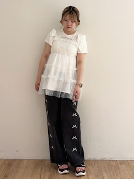 れいなさん（レディース・156cm）の夏コーディネート