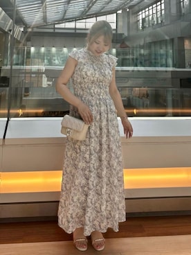 「仙台」｜「アイテム（ワンピース/ドレス）」を使った、れいなさん（レディース・156cm）の夏コーディネート