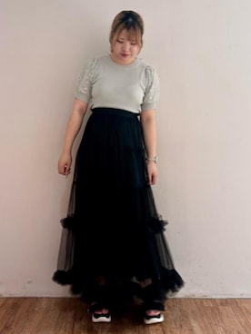 「ブルべ夏」｜れいなさん（レディース・156cm）の夏コーディネート