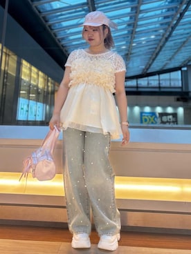 れいなさん（レディース・156cm）の夏コーディネート