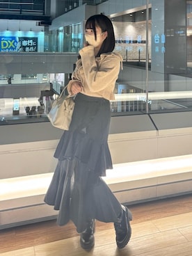 「仙台」｜れいなさん（レディース・156cm）の冬コーディネート