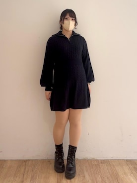 「仙台」｜れいなさん（レディース・156cm）の冬コーディネート