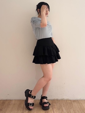 「仙台」｜れいなさん（レディース・156cm）の夏コーディネート