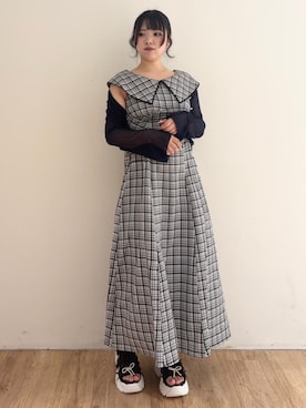 「仙台」｜れいなさん（レディース・156cm）の夏コーディネート