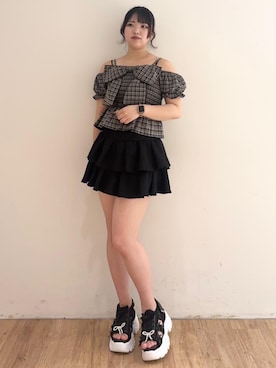 「仙台」｜れいなさん（レディース・156cm）の夏コーディネート