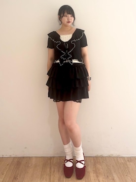 「MAJESTIC LEGON（マジェスティックレゴン）のアイテム」を使った、れいなさん（レディース・156cm）の夏コーディネート