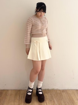「MAJESTIC LEGON（マジェスティックレゴン）のアイテム」を使った、れいなさん（レディース・156cm）の秋コーディネート
