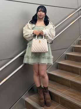 れいなさん（レディース・156cm）の冬コーディネート