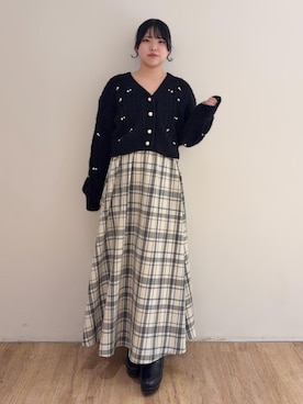 れいなさん（レディース・156cm）の冬コーディネート