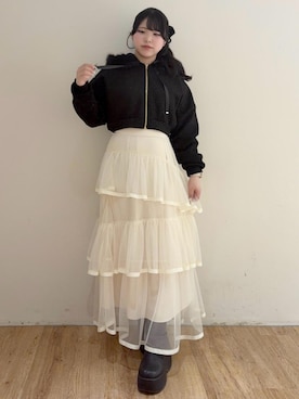 れいなさん（レディース・156cm）の冬コーディネート