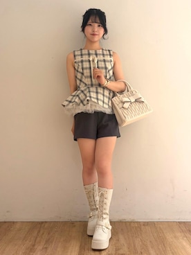 れいなさん（レディース・156cm）の夏コーディネート