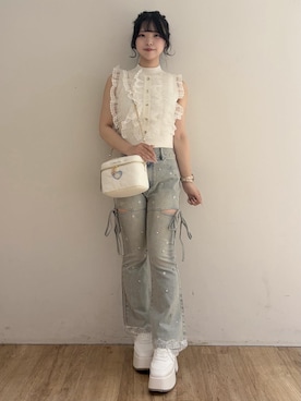 れいなさん(レディース・156cm)の夏コーディネート