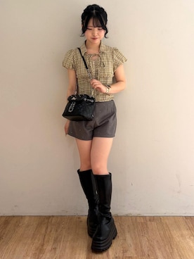 れいなさん（レディース・156cm）の夏コーディネート