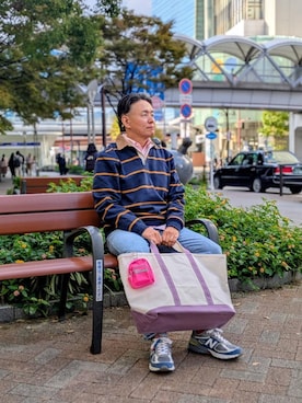 「アイテム（その他小物）」を使った、utsさん（メンズ・171cm）の秋コーディネート