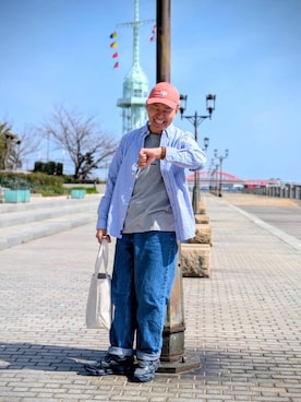 utsさん（メンズ・171cm）の春コーディネート