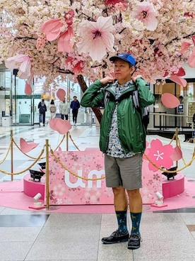 「L.L.Bean（エルエルビーン）のアイテム（トップス）」を使った、utsさん（メンズ・171cm）の春コーディネート