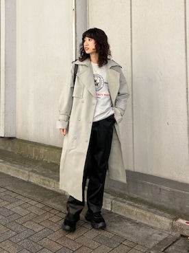 「THROW by SLY（スローバイスライ）のアイテム（ジャケット/アウター）」を使った、SLY officialさん（レディース・160cm）の冬コーディネート