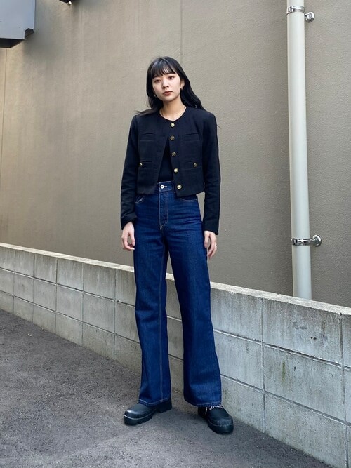 ジャケット・アウター SLY GRAIN TWEED JK-BE SLY（スライ）の「GRAIN TWEED JK-BE グレイン ツイード